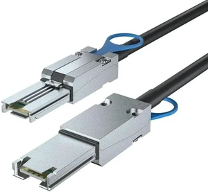 1m/3.3ft SFF-8088 Male to Male External Mini SAS HD Cable, 26Pin 100-Ohm Shielded SAS 2.0 6Gbps Hybrid SAS Wire for Server RAID Controller, DAS Direct Attached Storage, External Storage Enclosure & Da 1m/3.3ft SFF-8088 Male to Male External Mini SAS HD Cable, 26Pin 100-Ohm Shielded SAS 2.0 6Gbps Hybrid SAS Wire for Server RAID Controller, DAS Direct Attached Storage, External Storage Enclosure & Da