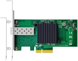 ST7315 1-Port 10Gb SFP+ Ethernet Network Card with Intel 82599EN Controller, PCIE 2.0 X4 Interface, Support Windows 11/10/Windows Server/Linux/ESX/VMware ESXi(Not Support Mac OS) ST7315 1-Port 10Gb SFP+ Ethernet Network Card with Intel 82599EN Controller, PCIE 2.0 X4 Interface, Support Windows 11/10/Windows Server/Linux/ESX/VMware ESXi(Not Support Mac OS)