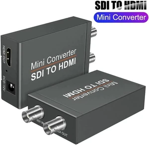 SDI(SD-SDI/HD-SDI/3G-SDI)to HDMI Converter SDI to HDMI Converter Adapter,SDI in HDMI Out SDI in SDI Out Loopout 1080P@60Hz Video Audio Splitter, Auto Format Detection and Stereo Audio De SDI(SD-SDI/HD-SDI/3G-SDI)to HDMI Converter SDI to HDMI Converter Adapter,SDI in HDMI Out SDI in SDI Out Loopout 1080P@60Hz Video Audio Splitter, Auto Format Detection and Stereo Audio De