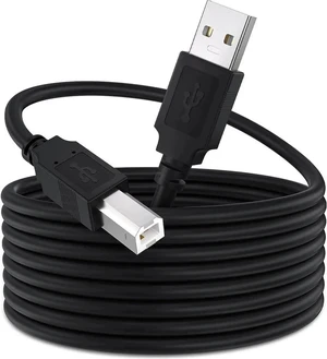 USB 2.0 Printer Cable 25 FT 2.0 High Speed Printer Cable Type A Male to B Male Long USB A to B Cable 25 Foot USB 2.0 Printer Cable 25 FT 2.0 High Speed Printer Cable Type A Male to B Male Long USB A to B Cable 25 Foot