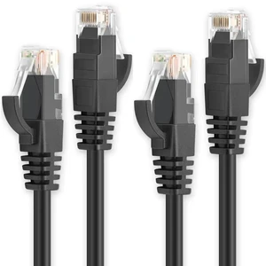 Ethernet Cable 2 ft 2 Pack - Cat 6 High Speed Network Cable with Rj45 Connectors, Short Patch Cable for Patch Panel, Switch Ethernet Cable 2 ft 2 Pack - Cat 6 High Speed Network Cable with Rj45 Connectors, Short Patch Cable for Patch Panel, Switch
