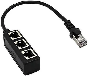 RJ45 Ethernet Splitter Cable Minriu RJ45 Y Splitter Adapter 1 to 3 Port Ethernet Switch Adapter Cable for CAT 5/CAT 6/CAT 7 RJ45 Ethernet Splitter Cable Minriu RJ45 Y Splitter Adapter 1 to 3 Port Ethernet Switch Adapter Cable for CAT 5/CAT 6/CAT 7