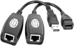 LAN Cable Computer RJ45 Cable USB Extension Extender Adapter Up To 150ft Using CAT5 RJ45 LAN Cable LAN Cable Computer RJ45 Cable USB Extension Extender Adapter Up To 150ft Using CAT5 RJ45 LAN Cable