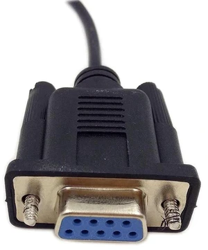 DB9 9 Pin Female to 3.5mm Male Plug Serial Cable RS232 to 1/8 inch Conversion Cable Cord- 6FT/1.8M DB9 9 Pin Female to 3.5mm Male Plug Serial Cable RS232 to 1/8 inch Conversion Cable Cord- 6FT/1.8M