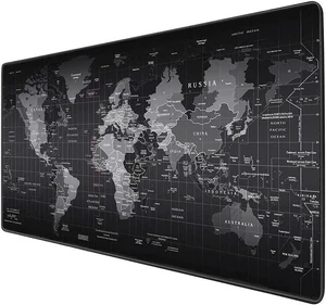 Extended Big Mouse Pad Gaming ,Large Desk Pad World Map , Large Desk Mat Game Mousepad,L 27.56 in * W 11.81 in Computer Desk Pad with Non-Slip Rubber Base,Desk Matt for Desktop Extended Big Mouse Pad Gaming ,Large Desk Pad World Map , Large Desk Mat Game Mousepad,L 27.56 in * W 11.81 in Computer Desk Pad with Non-Slip Rubber Base,Desk Matt for Desktop