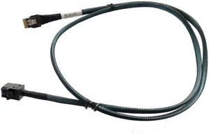 80cm SlimSAS 4X to Mini SAS HD 4X Storage Cable, SFF-8654 38Pin to SFF-8643 36Pin, 24Gbps SAS / 8GT/s PCIe SAS3.0 Server Internal Cable 80cm SlimSAS 4X to Mini SAS HD 4X Storage Cable, SFF-8654 38Pin to SFF-8643 36Pin, 24Gbps SAS / 8GT/s PCIe SAS3.0 Server Internal Cable