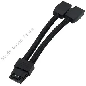 12VHPWR Adapter 2x 8Pin to 16Pin GPU Extension Cable for 3090Ti 4070Ti 4080 4090 Graphics Card GPU Connector Accessories 12VHPWR Adapter 2x 8Pin to 16Pin GPU Extension Cable for 3090Ti 4070Ti 4080 4090 Graphics Card GPU Connector Accessories