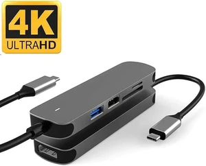 USB C Hub, 5 in 1 USB C Adapter, USB C Dongle with 4K to HDMI, USB 3.0/2.0 Ports, SD Card Reader, USB-C Hub for MacBook Pro, iPad Pro, XPS More Type C Devices USB C Hub, 5 in 1 USB C Adapter, USB C Dongle with 4K to HDMI, USB 3.0/2.0 Ports, SD Card Reader, USB-C Hub for MacBook Pro, iPad Pro, XPS More Type C Devices
