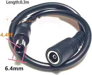 FOR All Copper DC6.5*4.4mm 6.0*4.4MM Male to Female Extension Cable For Notebook Display Power Cord 18AWG 0 10A 120W FOR All Copper DC6.5*4.4mm 6.0*4.4MM Male to Female Extension Cable For Notebook Display Power Cord 18AWG 0 10A 120W