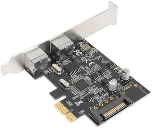 PCIe x1 Dual PS/2 Expansion Card, PCI Express PS2 Keyboard & Mouse Controller Card with No USB Circuit, SATA 15-Pin Power Supply, for Industrial PC, POS, Server KVM & Legacy Devices PCIe x1 Dual PS/2 Expansion Card, PCI Express PS2 Keyboard & Mouse Controller Card with No USB Circuit, SATA 15-Pin Power Supply, for Industrial PC, POS, Server KVM & Legacy Devices