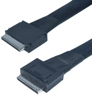 PCIe 4.0 Oculink Cable SFF-8611 to SFF-8611 8i Server Internal Data Cable, 50CM / 1.6FT PCIe 4.0 Oculink Cable SFF-8611 to SFF-8611 8i Server Internal Data Cable, 50CM / 1.6FT