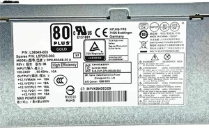 for Z2 G4 Workstation Power Supply L36049-003 L57253-003 DPS-650AB-30A 650W PSU for Z2 G4 Workstation Power Supply L36049-003 L57253-003 DPS-650AB-30A 650W PSU