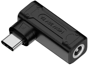 140W 90 Degree Angled DC 5.5x2.5mm Female to USB-C PD Charging Adapter, 100W Max Power DC to Type-C Converter Plug for Laptops, Smartphones and Tablets 140W 90 Degree Angled DC 5.5x2.5mm Female to USB-C PD Charging Adapter, 100W Max Power DC to Type-C Converter Plug for Laptops, Smartphones and Tablets