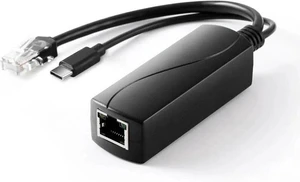 Gigabit Type C PoE Splitter 5V 2.4A, IEEE 802.3af Standard, 10/100/1000Mbps Type C Power Over Ethernet Splitter for 5v Devices, iPads, USB, Dropcam, Raspberry Pi Gigabit Type C PoE Splitter 5V 2.4A, IEEE 802.3af Standard, 10/100/1000Mbps Type C Power Over Ethernet Splitter for 5v Devices, iPads, USB, Dropcam, Raspberry Pi