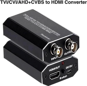AHD TVI CVI CVBS to HDMI Converter Adapter, Multimedia Full HD 720P 1080P 3MP 4MP 5MP 8MP BNC to HDMI Video Adapter for Monitor HDTV DVR AHD TVI CVI CVBS to HDMI Converter Adapter, Multimedia Full HD 720P 1080P 3MP 4MP 5MP 8MP BNC to HDMI Video Adapter for Monitor HDTV DVR