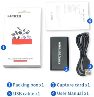 4K Video Capture Card HD 1080P Broadcast Live, Game Capture Cards HDMI to USB , Record via DSLR, Camcorder, Camera, PS4, Xbox one, Wii U, Nintendo Switch, Compact HDMI Capture Device 4K Video Capture Card HD 1080P Broadcast Live, Game Capture Cards HDMI to USB , Record via DSLR, Camcorder, Camera, PS4, Xbox one, Wii U, Nintendo Switch, Compact HDMI Capture Device