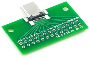USB 3.1 Connector Type-C Adapter Plate PCB Board Female Male Head Convertor 2*13P to 2.54MM Transfer Test Board USB3.1 Module USB 3.1 Connector Type-C Adapter Plate PCB Board Female Male Head Convertor 2*13P to 2.54MM Transfer Test Board USB3.1 Module