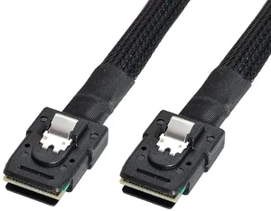 70cm SFF-8087 Male to Male Internal Mini SAS Cable, 36Pin 6Gbps Server RAID Data Cable for Storage Backplane, PCIe RAID Controller and NAS Hard Drive Array 70cm SFF-8087 Male to Male Internal Mini SAS Cable, 36Pin 6Gbps Server RAID Data Cable for Storage Backplane, PCIe RAID Controller and NAS Hard Drive Array