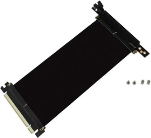 90 Degree PCIe X16 Flexible Riser Extension Cable, 20CM High Speed PCI Express 16x Port Adapter Compatible with FD R6 Computer Case 90 Degree PCIe X16 Flexible Riser Extension Cable, 20CM High Speed PCI Express 16x Port Adapter Compatible with FD R6 Computer Case