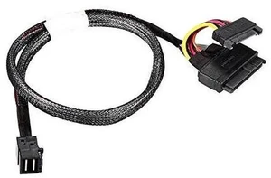 50cm Internal HD Mini-SAS SFF-8643 to U.2 SFF-8639 NVMe SSD Cable, 12Gbps SAS 3.0 Storage Wire with 15Pin SATA Power for Server RAID Workstation 50cm Internal HD Mini-SAS SFF-8643 to U.2 SFF-8639 NVMe SSD Cable, 12Gbps SAS 3.0 Storage Wire with 15Pin SATA Power for Server RAID Workstation