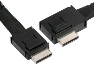 50cm Left 90 Degree OCuLink Active Cable, PCIe 4.0 SFF-8611 4i to SFF-8611 High Speed Data Cable for External GPU, NVMe SSD & Mini Workstation 50cm Left 90 Degree OCuLink Active Cable, PCIe 4.0 SFF-8611 4i to SFF-8611 High Speed Data Cable for External GPU, NVMe SSD & Mini Workstation