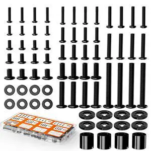 Universal TV Mounting Hardware Screw Kit, M4 M5 M6 M8 & Washers & Spacers | All in One, Anti-strip, Durable Steel, Multiple Length, Storage Box, Precision-Matched, Extra Quantity Universal TV Mounting Hardware Screw Kit, M4 M5 M6 M8 & Washers & Spacers | All in One, Anti-strip, Durable Steel, Multiple Length, Storage Box, Precision-Matched, Extra Quantity