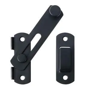 4 inch Black SUS304 Stainless Steel Gate Latches for Barn Door | Heavy Duty Gate Hardware ,Security Flip Latch,Anti-theft Latch,Safety Door Lock for Barn Wood Fence Sliding French Door 4 inch Black SUS304 Stainless Steel Gate Latches for Barn Door | Heavy Duty Gate Hardware ,Security Flip Latch,Anti-theft Latch,Safety Door Lock for Barn Wood Fence Sliding French Door