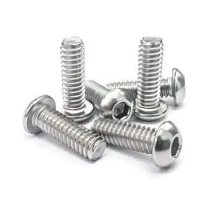 1/4-20 x 3/4" Button Head Socket Cap Bolts Screws, 304 Stainless Steel 18-8, Allen Hex Drive, Bright Finish, Fully Machine Thread, Pack of 25 1/4-20 x 3/4" Button Head Socket Cap Bolts Screws, 304 Stainless Steel 18-8, Allen Hex Drive, Bright Finish, Fully Machine Thread, Pack of 25