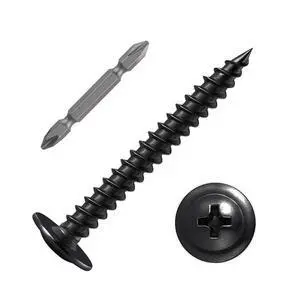 (100 pcs)#8×2" Black Truss Head Wood Screws Quick Metal Self Tapping Zinc Oxide (100 pcs)#8×2" Black Truss Head Wood Screws Quick Metal Self Tapping Zinc Oxide
