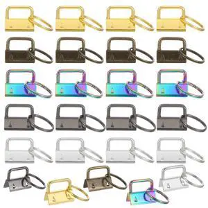 20pcs Key Fob Hardware 1 Inch, Wristlet Keychain Hardware 5 Colors | Key Fob Hardware, Key Chain Clamp Set With Split Rings for Wristlet Lanyard Crafts Diy Supplies 20pcs Key Fob Hardware 1 Inch, Wristlet Keychain Hardware 5 Colors | Key Fob Hardware, Key Chain Clamp Set With Split Rings for Wristlet Lanyard Crafts Diy Supplies