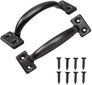 2PCS 6-1/2 Inch Pulls Black Door Pull Handle Metal Kitchen Cabinets Furniture Wardrobe Medicine Handle in Black Door Hardware Gate Handle Door Pulls Warehouse Outdoor 2PCS 6-1/2 Inch Pulls Black Door Pull Handle Metal Kitchen Cabinets Furniture Wardrobe Medicine Handle in Black Door Hardware Gate Handle Door Pulls Warehouse Outdoor