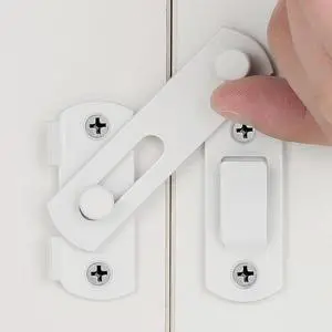4 Packs White Stainless Steel Barn Door Latch Bi-fold Door Lock_S | Suitable for Sliding Door,Wine Cabinet,Closet,Drawer,Pet Cage,Garden Gates,French Door,Fence Gates 4 Packs White Stainless Steel Barn Door Latch Bi-fold Door Lock_S | Suitable for Sliding Door,Wine Cabinet,Closet,Drawer,Pet Cage,Garden Gates,French Door,Fence Gates