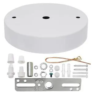 Pendant Light Canopy Kit, 4.7" UL Vintage Chandelier Light Plate | Ceiling Light Plate for Pendant Light With All Mounting Hardware Included, Lighting Fixture Cover Plate For Easy Installation Pendant Light Canopy Kit, 4.7" UL Vintage Chandelier Light Plate | Ceiling Light Plate for Pendant Light With All Mounting Hardware Included, Lighting Fixture Cover Plate For Easy Installation