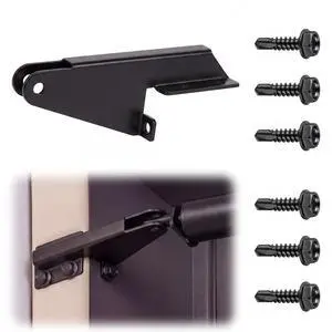 1 Pcs Aluminum Jamb Bracket Door Closer, Black | Aluminum with Mounting Screws, Replacement Part for Closers, Fits Storm Hardware, Easy Jamb Installation, Durable Finish 1 Pcs Aluminum Jamb Bracket Door Closer, Black | Aluminum with Mounting Screws, Replacement Part for Closers, Fits Storm Hardware, Easy Jamb Installation, Durable Finish