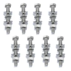 8 Sets1/4-20 x 2 Inch U-Channel Sign Post Bolt Kit | 304 Stainless Steel Construction, Mark Mounting Hardware,Traffic Sign Hardware Accessories,Sign Post Mounting Bolts and Nuts 8 Sets1/4-20 x 2 Inch U-Channel Sign Post Bolt Kit | 304 Stainless Steel Construction, Mark Mounting Hardware,Traffic Sign Hardware Accessories,Sign Post Mounting Bolts and Nuts