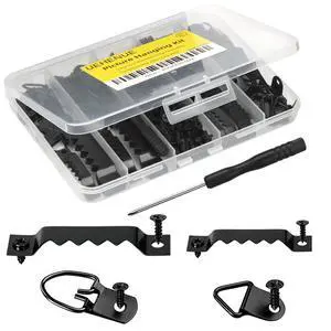 251Pcs Picture Hanging Kit, Dual-Size Heavy Duty Picture Hanging Hardware | 50 Sawtooth Picture Hangers + 50 D Rings + 150 Screws + Screwdriver, Wall Hanging Kit for Artwork Frame Canvas Mirror Clock 251Pcs Picture Hanging Kit, Dual-Size Heavy Duty Picture Hanging Hardware | 50 Sawtooth Picture Hangers + 50 D Rings + 150 Screws + Screwdriver, Wall Hanging Kit for Artwork Frame Canvas Mirror Clock