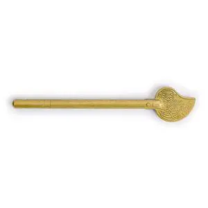 HP Bird Tail Brass Key Pins, 2-Pack, 4.3 in | Set of 2 solid brass replacement keys with bird-tail bow, 4.37 x 0.83 x 0.2 in; for Chinese cabinet faceplates. HP Bird Tail Brass Key Pins, 2-Pack, 4.3 in | Set of 2 solid brass replacement keys with bird-tail bow, 4.37 x 0.83 x 0.2 in; for Chinese cabinet faceplates.