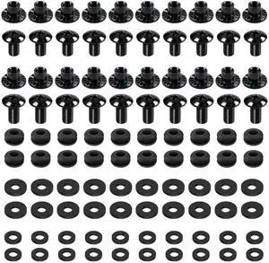 Holster Hardware,Screws for Knife Sheaths,Anti-Slip Teeth,1/4 Inch,20 Sets | Anti-Slip Teeth.Comes with 20*Phillips Truss Heads, 20*Open Slotted Post Fasteners,60*Rubber Washers/Spacers Holster Hardware,Screws for Knife Sheaths,Anti-Slip Teeth,1/4 Inch,20 Sets | Anti-Slip Teeth.Comes with 20*Phillips Truss Heads, 20*Open Slotted Post Fasteners,60*Rubber Washers/Spacers