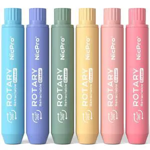 6 Pack Rotary Retractable Erasers, Soft TPE Twist Eraser-Rainbow | Cute Eraser, Clean Erasing Large Pencil Eraser for Students Kids, School Supplies, Office, Stationary, Drawing & Journaling 6 Pack Rotary Retractable Erasers, Soft TPE Twist Eraser-Rainbow | Cute Eraser, Clean Erasing Large Pencil Eraser for Students Kids, School Supplies, Office, Stationary, Drawing & Journaling