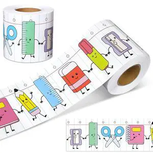 65ft School Supplies Bulletin Board Border Cartoon Stationery Notebook Paper Straight Edge Board Trim Classroom Decorations for School Classroom Chalkboard DIY Crafts 65ft School Supplies Bulletin Board Border Cartoon Stationery Notebook Paper Straight Edge Board Trim Classroom Decorations for School Classroom Chalkboard DIY Crafts