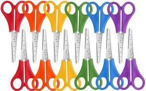 Kids Scissors Bulk of 12-Pack, Taotree 5" Kid Scissors for School Office | School Supplies, Craft Supplies, Small Blunt Tip Safety for Toddler Child Student Classroom Teacher Scrapbook Scrapbooking Kids Scissors Bulk of 12-Pack, Taotree 5" Kid Scissors for School Office | School Supplies, Craft Supplies, Small Blunt Tip Safety for Toddler Child Student Classroom Teacher Scrapbook Scrapbooking