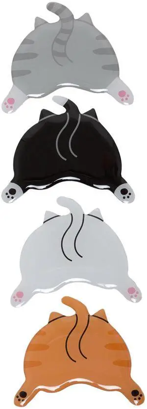 Cat Butt Kitchen Magnets, Office and Locker Décor, Set of 4 Cat Butt Kitchen Magnets, Office and Locker Décor, Set of 4
