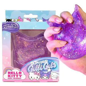 Hello Kitty® and Friends SLIMYGLOOP Gelli Gels Kuromi, Slow Rising Sensory Squeeze Toy with Glitter, Gel Filled Fidget Toys Hello Kitty® and Friends SLIMYGLOOP Gelli Gels Kuromi, Slow Rising Sensory Squeeze Toy with Glitter, Gel Filled Fidget Toys
