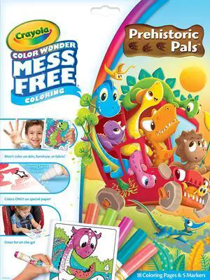 Color Wonder Prehistoric Pals, Dinosaur Coloring Pages, Mess Free Coloring for Toddlers, Dinosaur Toys, Toddler Travel Activity & Gifts Color Wonder Prehistoric Pals, Dinosaur Coloring Pages, Mess Free Coloring for Toddlers, Dinosaur Toys, Toddler Travel Activity & Gifts