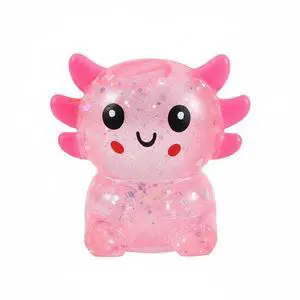 Glitter Axolotls Squishies Toy, Stretchy Axolotls Stress Ball, Fidget Toy for Anxiety Relief and Sensory Play, Pocket Size Squeeze Toys Gift for Kids Teens Adults.(Pink) Glitter Axolotls Squishies Toy, Stretchy Axolotls Stress Ball, Fidget Toy for Anxiety Relief and Sensory Play, Pocket Size Squeeze Toys Gift for Kids Teens Adults.(Pink)