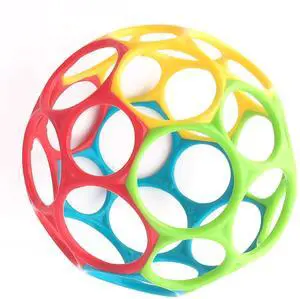 Oball Easy Grasp Classic Ball BPA-Free Infant Toy in Red, Yellow, Green, Blue, Age Newborn and up, 4 Inches Oball Easy Grasp Classic Ball BPA-Free Infant Toy in Red, Yellow, Green, Blue, Age Newborn and up, 4 Inches