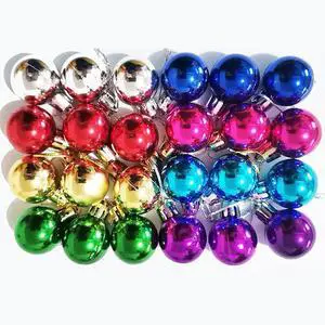 1.2 Inches Colored Christmas Balls Decoration Living Room Garden Ornaments Mini Glitter Ball Door Wall Xmas Tree Decor Supplies 24 Pack Set of 8 1.2 Inches Colored Christmas Balls Decoration Living Room Garden Ornaments Mini Glitter Ball Door Wall Xmas Tree Decor Supplies 24 Pack Set of 8