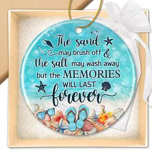 Beach Themed Gift - Beach Gifts for Women - Beachy Ornaments - Decoration Gifts for Women, Men, Family, Friends - Beachy Christmas Party Decorations - Ceramic Christmas Ornament 2025 Beach Themed Gift - Beach Gifts for Women - Beachy Ornaments - Decoration Gifts for Women, Men, Family, Friends - Beachy Christmas Party Decorations - Ceramic Christmas Ornament 2025