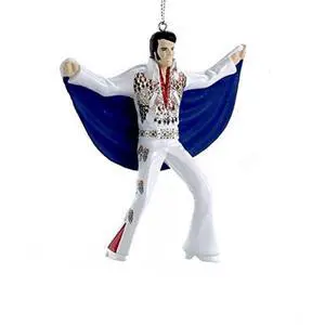 Blow Mold Elvis Eagle Cape Jumpsuit Ornament Blow Mold Elvis Eagle Cape Jumpsuit Ornament