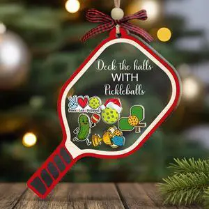 Pickleball Christmas Ornament - Gift for Pickleball Lovers - Shaker Acrylic Ornament - Ideal Christmas Tree Decor for Sport Fan - Unique Gifts Shaking for Men, Women - 2025 X-mas Home Decor Pickleball Christmas Ornament - Gift for Pickleball Lovers - Shaker Acrylic Ornament - Ideal Christmas Tree Decor for Sport Fan - Unique Gifts Shaking for Men, Women - 2025 X-mas Home Decor